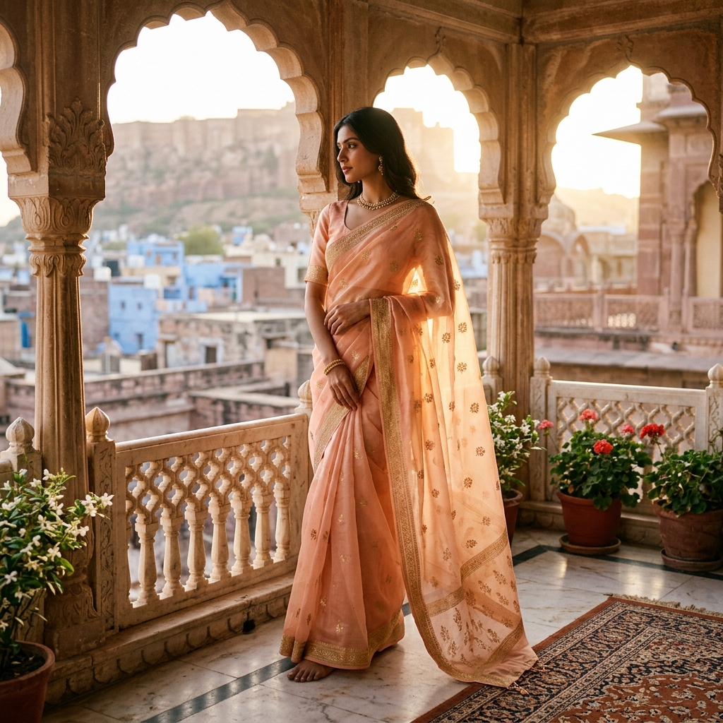 Chanderi Gossamer Silk